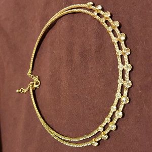 ROSE GOLD Jeweled Choker